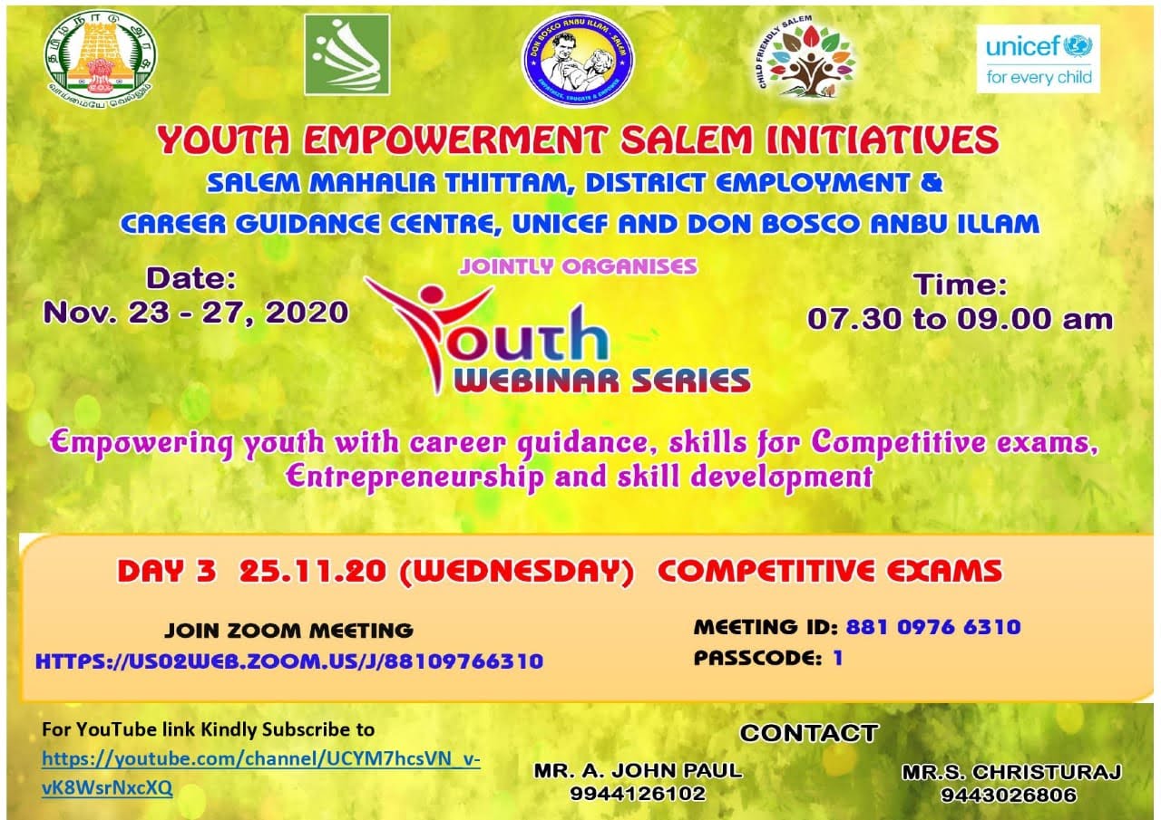 Youth Empowerment Salem(YES) Webinar Series