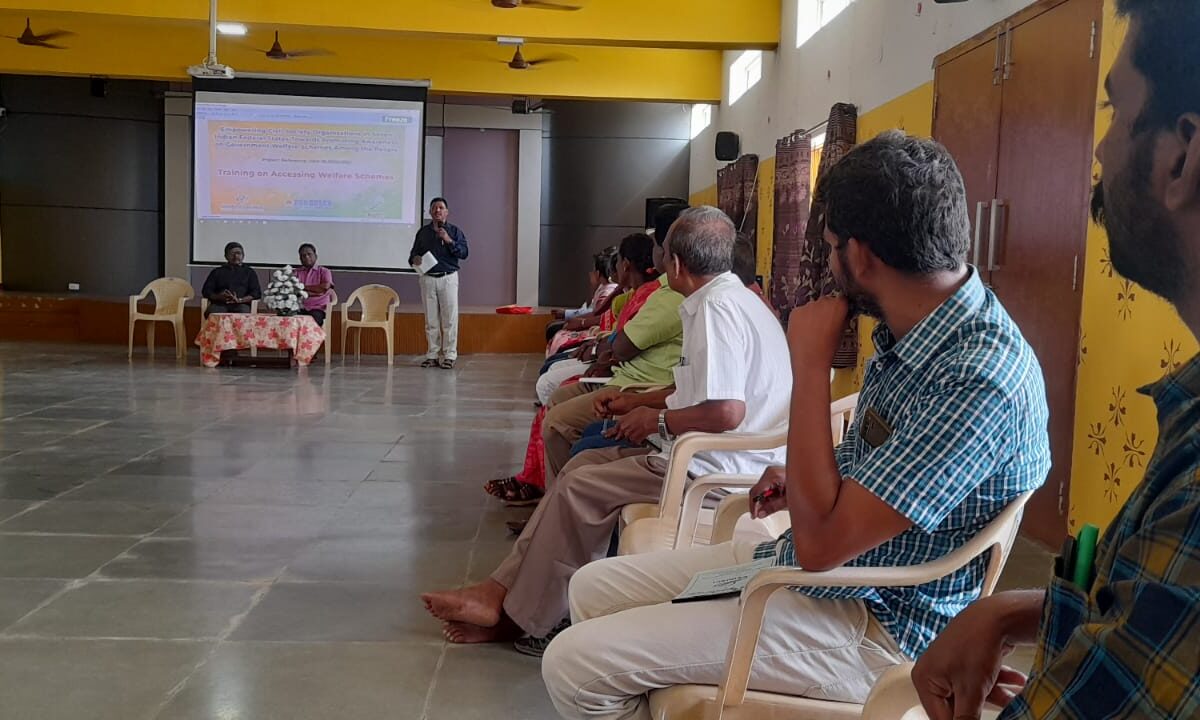 Training on Accessing welfare Schemes