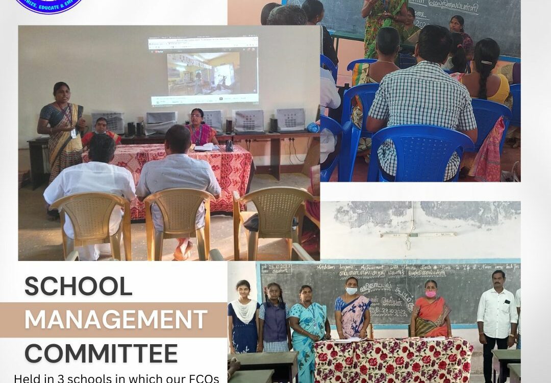 School Management Committee Meeting attend at Vennandur Block