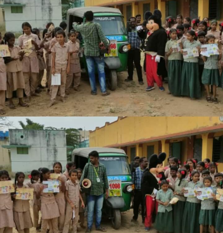 Childline Awareness at Kitchipalayam