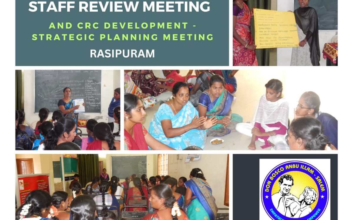 Monthly review meeting for the Community volunteers