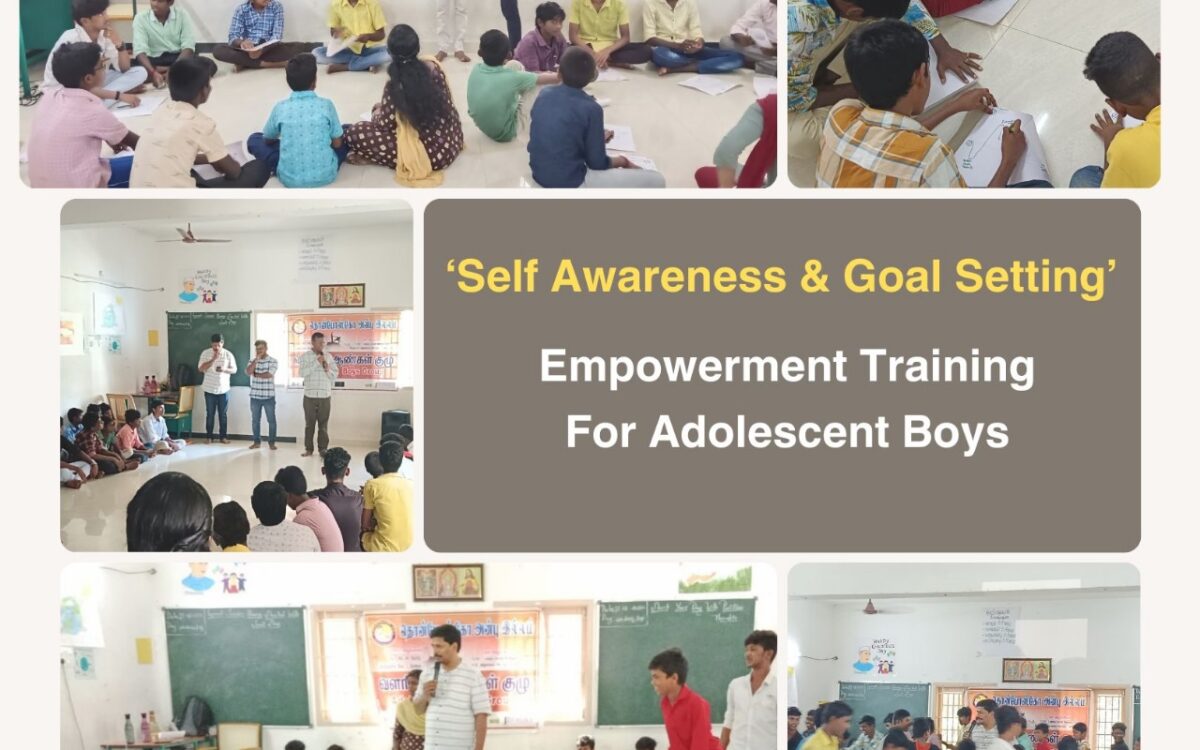 ‘Self Awareness & Goal Setting’ Empowerment Training for Adolescent Boys