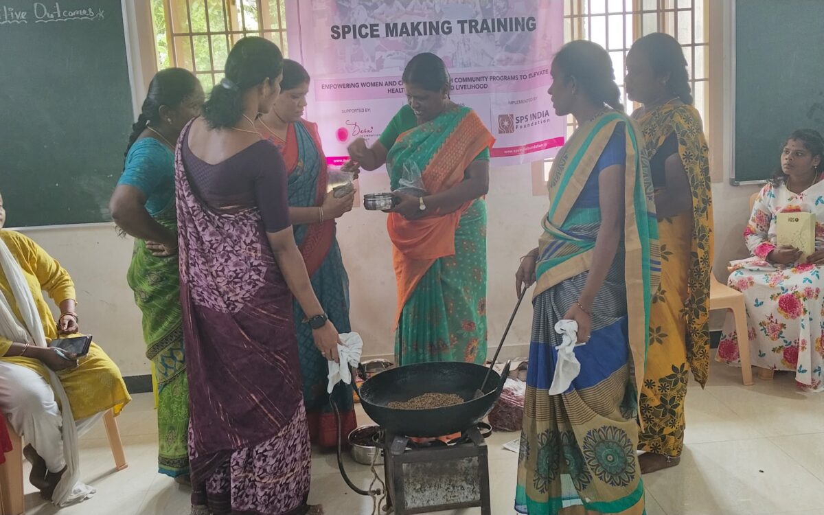 Empowering Women in Rural Areas Through Spice-Making!