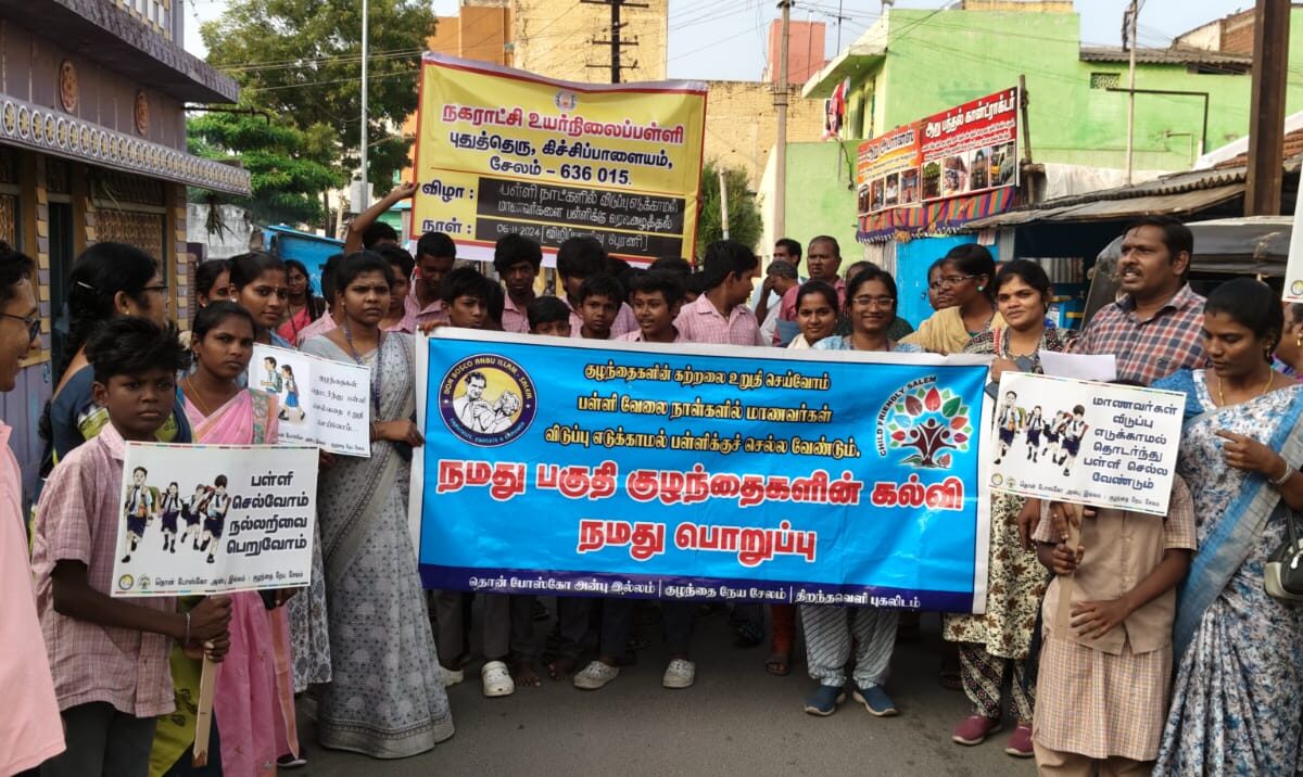 Success Alert! Dropout Drive in Kitchipalayam