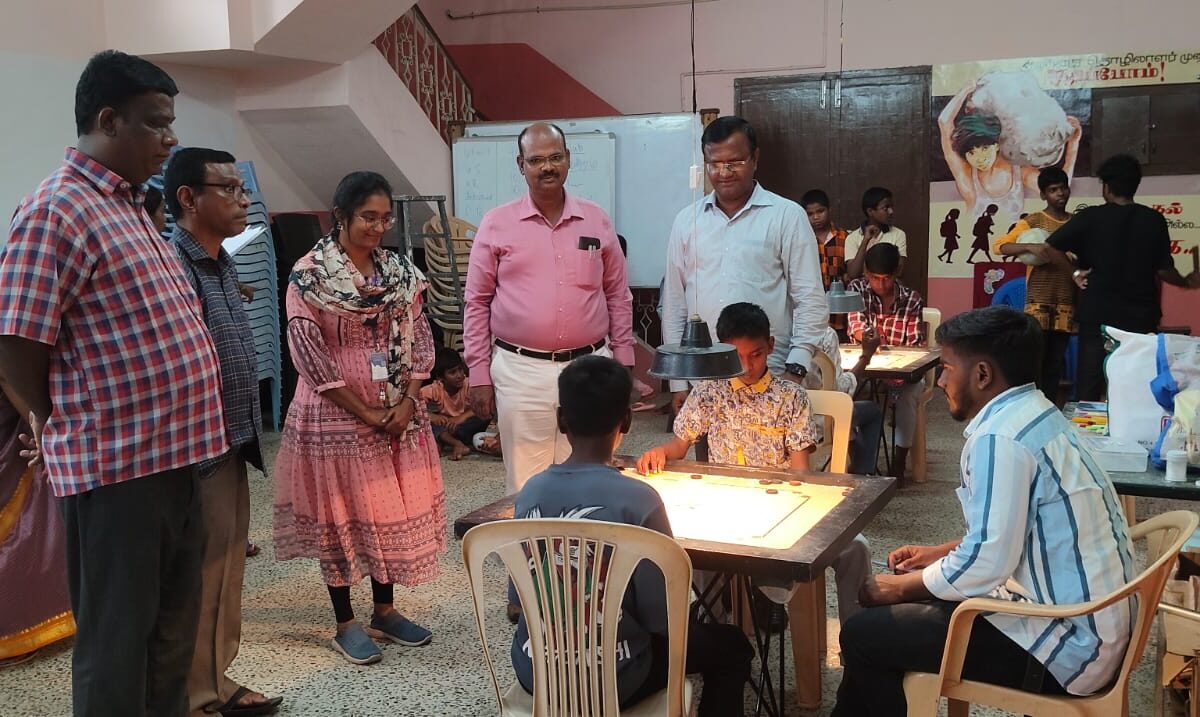 Carrom Competition – Building a Drug-Free Future!